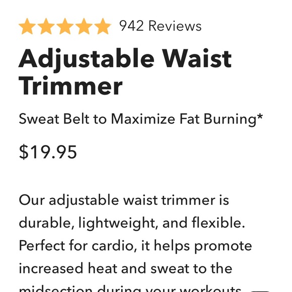 NWT- SteelFit waist/sweat trimmer; designed for both men & women... - Picture 4 of 4